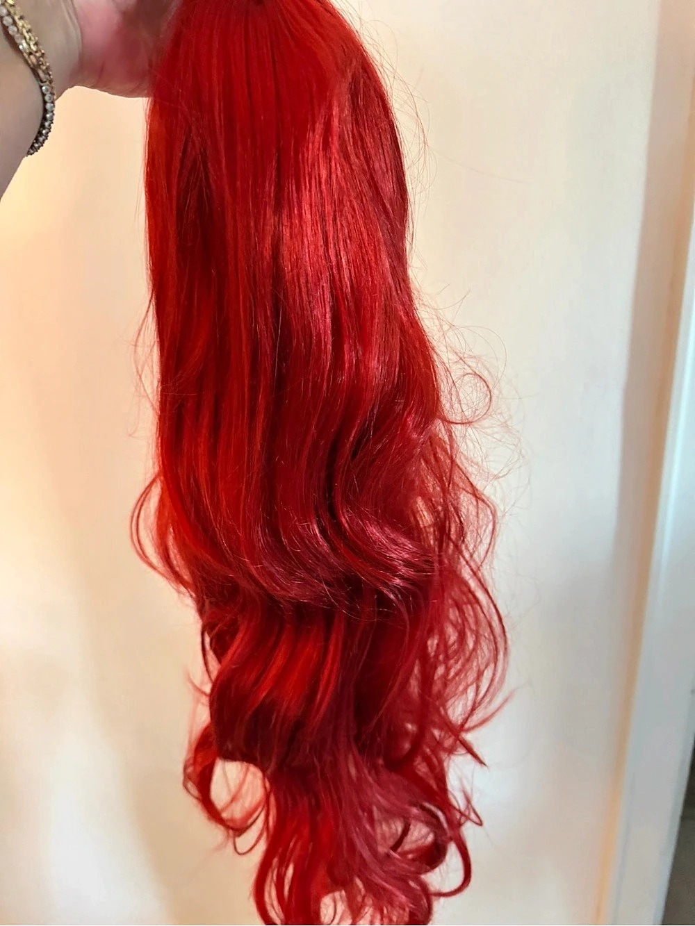 Red Wavy Wig NWT